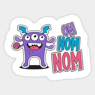 Om Nom Nom! Sticker